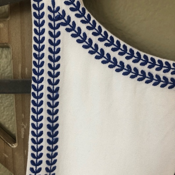 Lulus White Embroidered Sleeveless Shift Dress - Picture 11 of 11